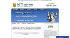 Desktop Screenshot of irs-tax-settlement-hq.com