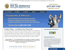 Tablet Screenshot of irs-tax-settlement-hq.com